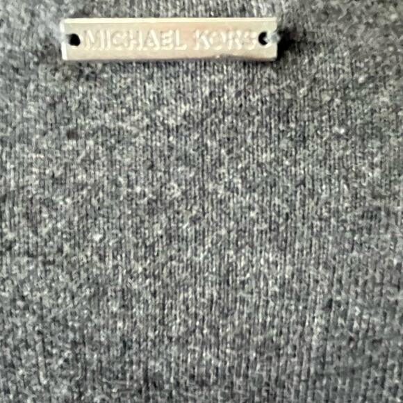 MICHAEL Michael Kors Sequined Velvet Tie Pullover Sweater Preppy Date Night P/S - Picture 5 of 5